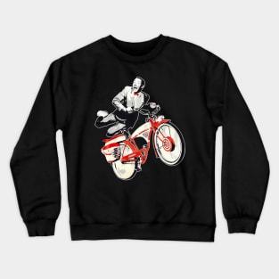 Pee Wee Herman Bicyle Jump Crewneck Sweatshirt